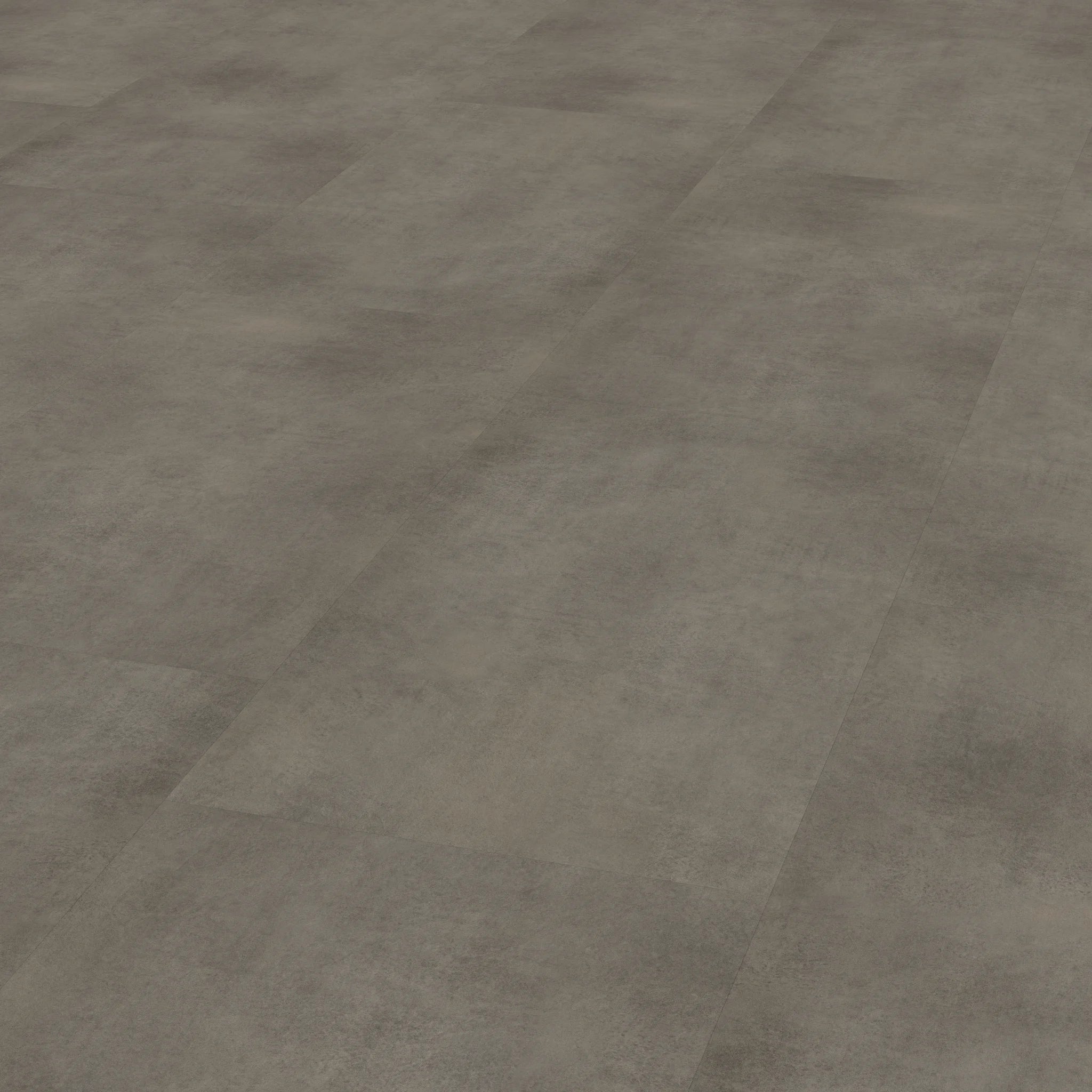 Perspektivansicht der Oberflaeche von Klebevinyl Beton Dunkel Etnedal