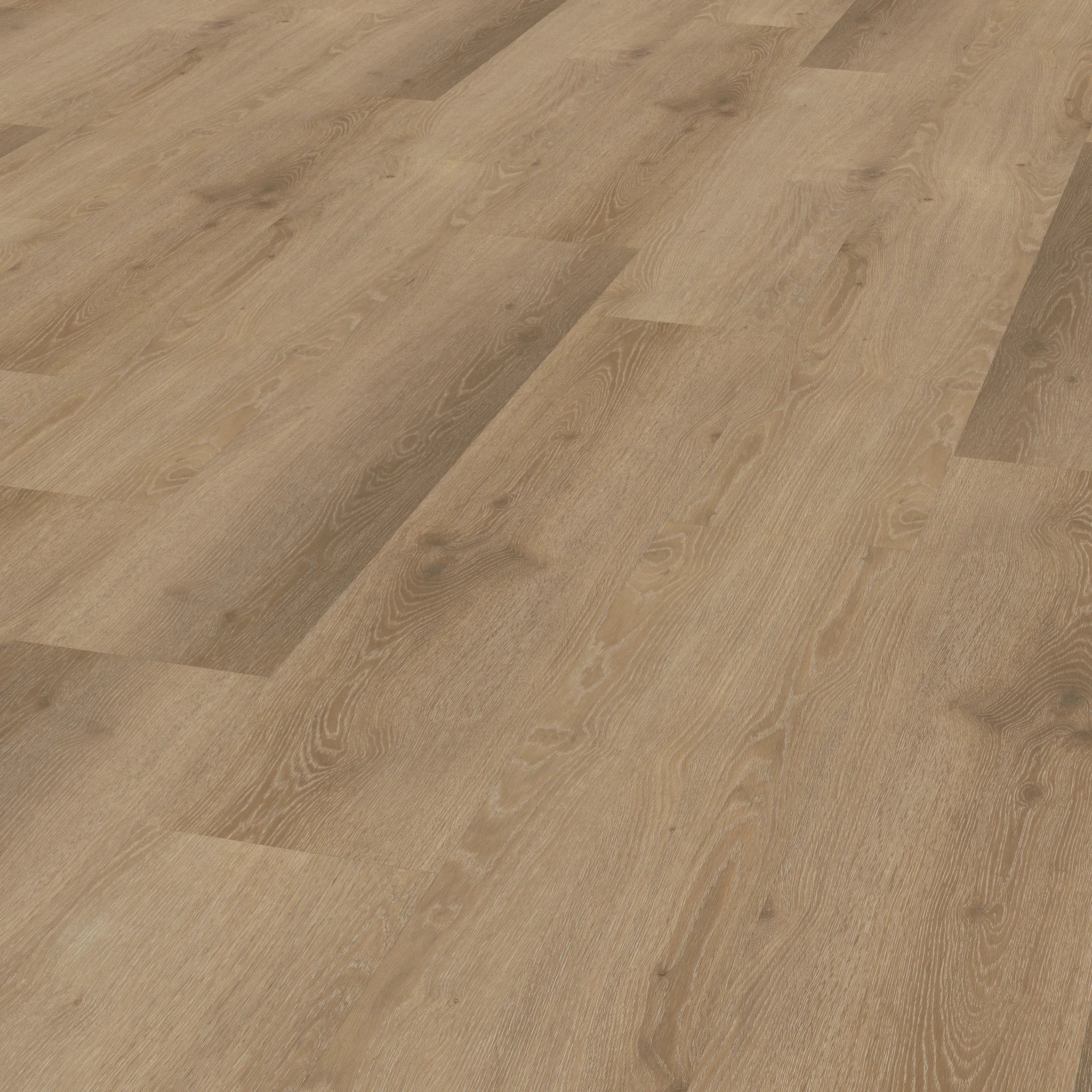 Perspektivansicht der Oberflaeche von Klebevinyl Eiche Gekaelkt Lunner