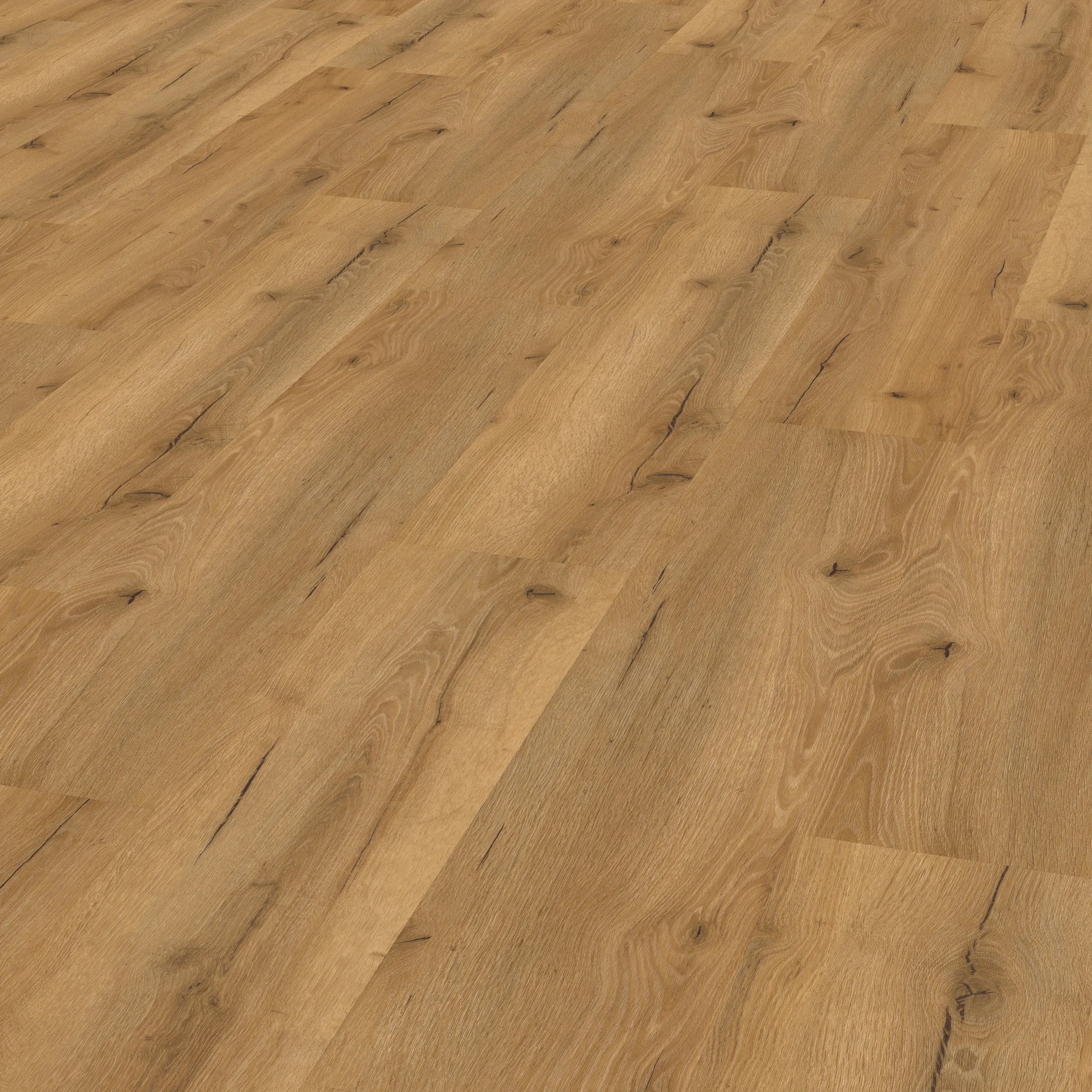 Perspektivansicht der Oberflaeche von Klebevinyl Eiche Nordlia