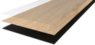 Aufbau der Planke von Klebevinyl Eiche Gekaelkt Lunner