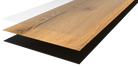 Aufbau der Planke von Klebevinyl Eiche Nordlia