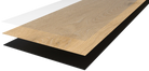 Aufbau der Planke von Klebevinyl Eiche Rustikal Fåberg